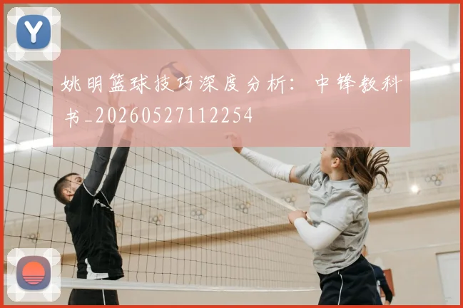 姚明篮球技巧深度分析：中锋教科书_20260527112254